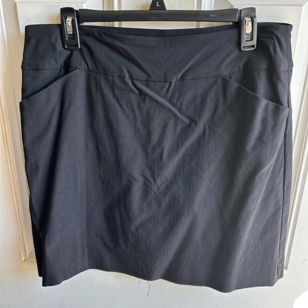 Charter Club Black Pencil Skirt with Subtle Panel Detail